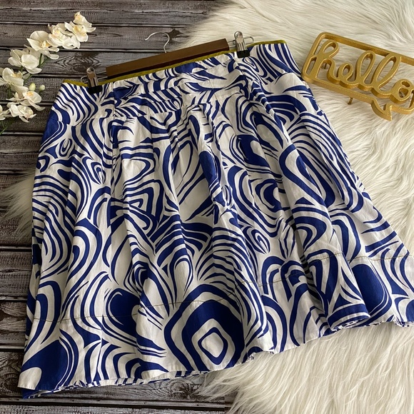 CAbi Dresses & Skirts - CAbi Skirt 470 Lombard Swirl Graphic Print, 12